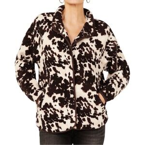 Wrangler Black and White Teddy Jacket